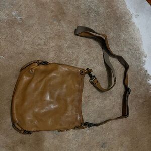 Aunts and Uncles Tan Leather Bag